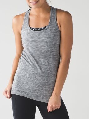 Lululemon Swiftly Tech Racerback Heathered Slate